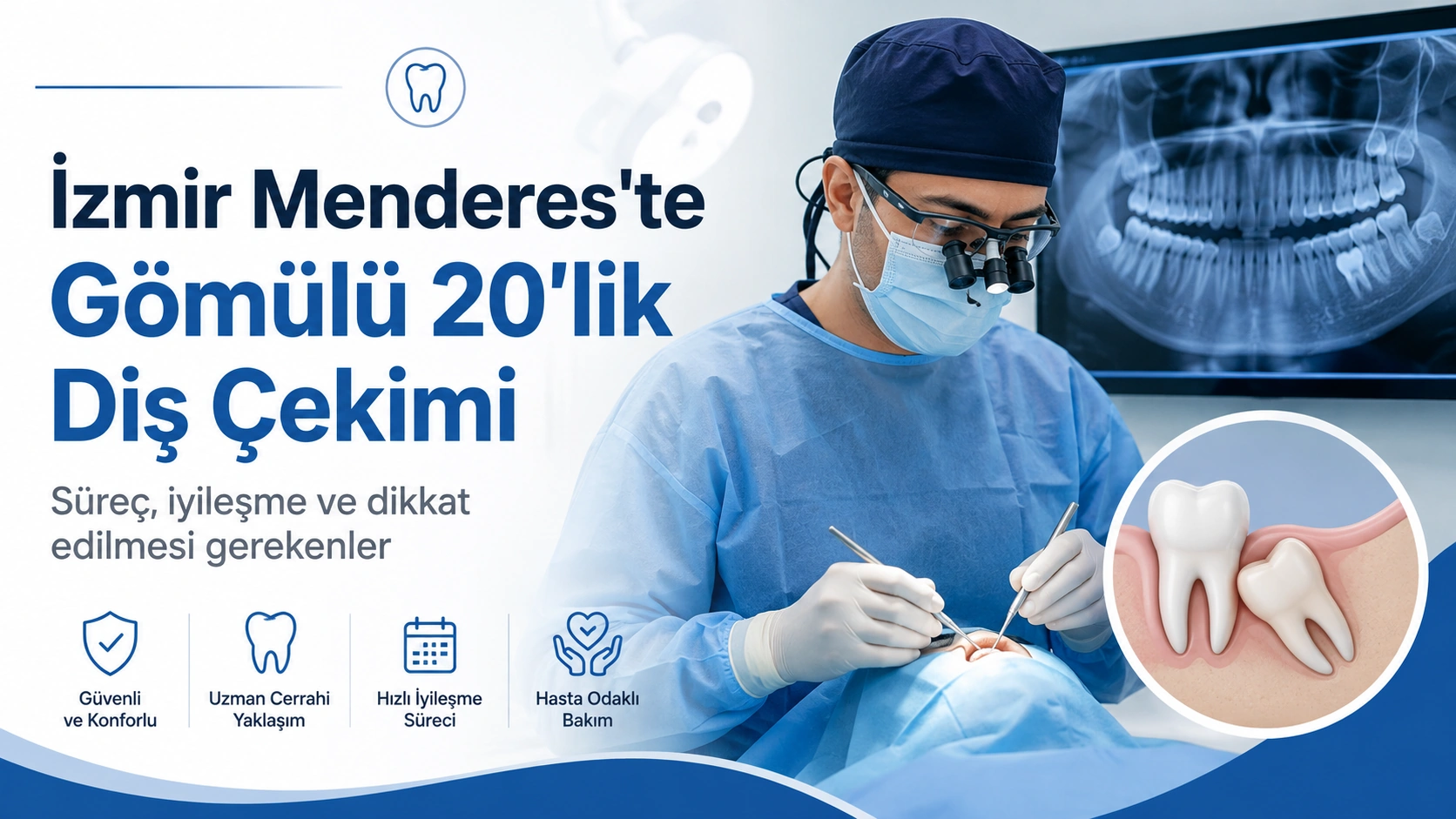 20’lik (Gömülü) Diş Çekimi: Ameliyat ve İyileşme Süreci